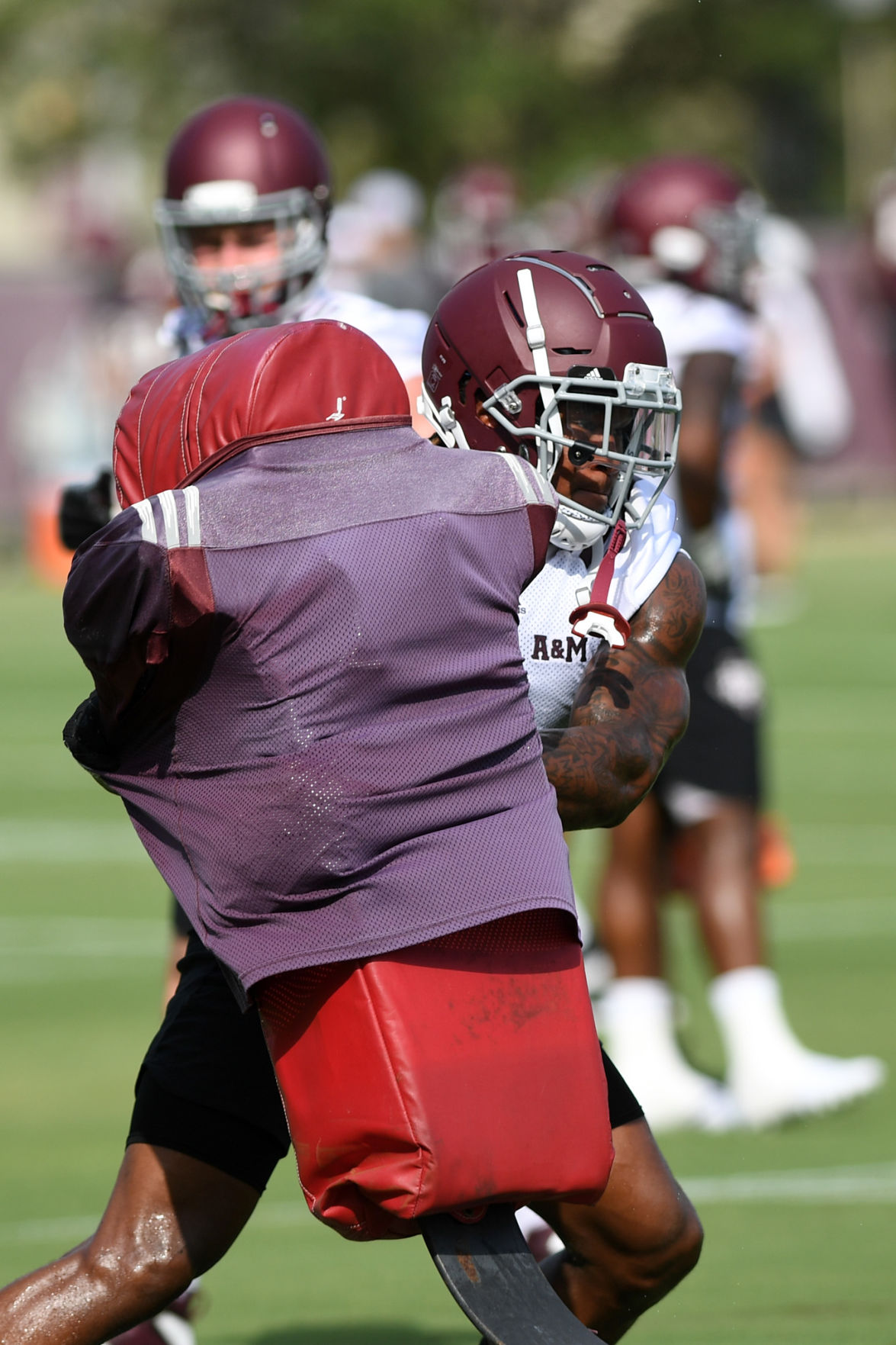 Texas A&M football practice